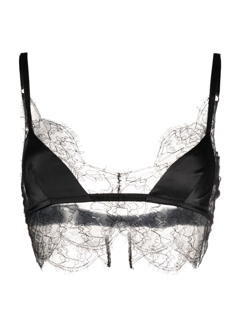 Dolce & Gabbana Women Lace Detail Silk Bra DOLCE & GABBANA