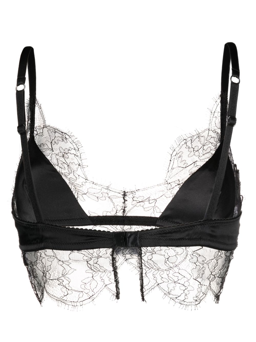 Dolce & Gabbana Women Lace Detail Silk Bra DOLCE & GABBANA