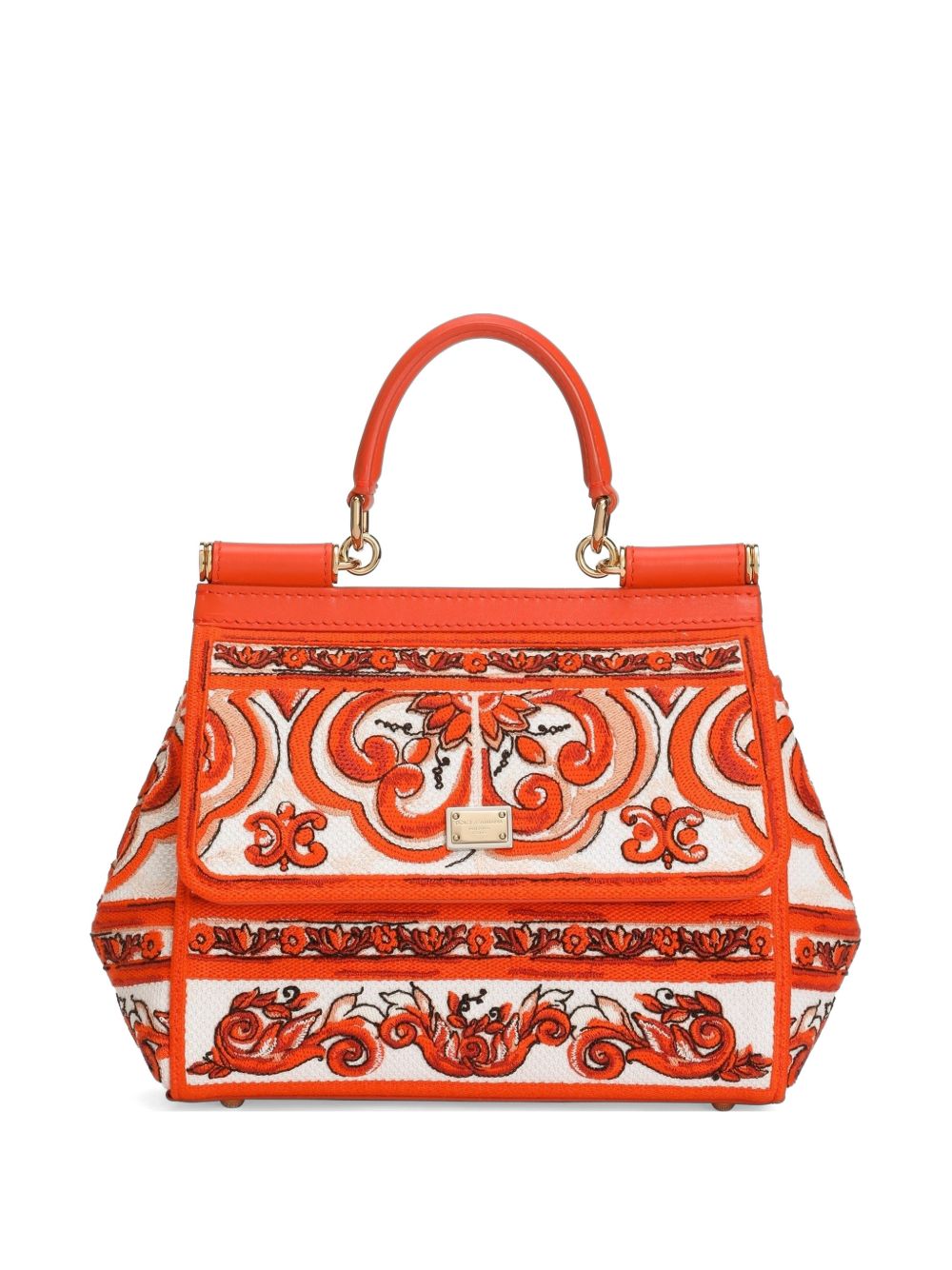 Dolce & Gabbana Women Sicily Maiolica Print Handbag DOLCE & GABBANA