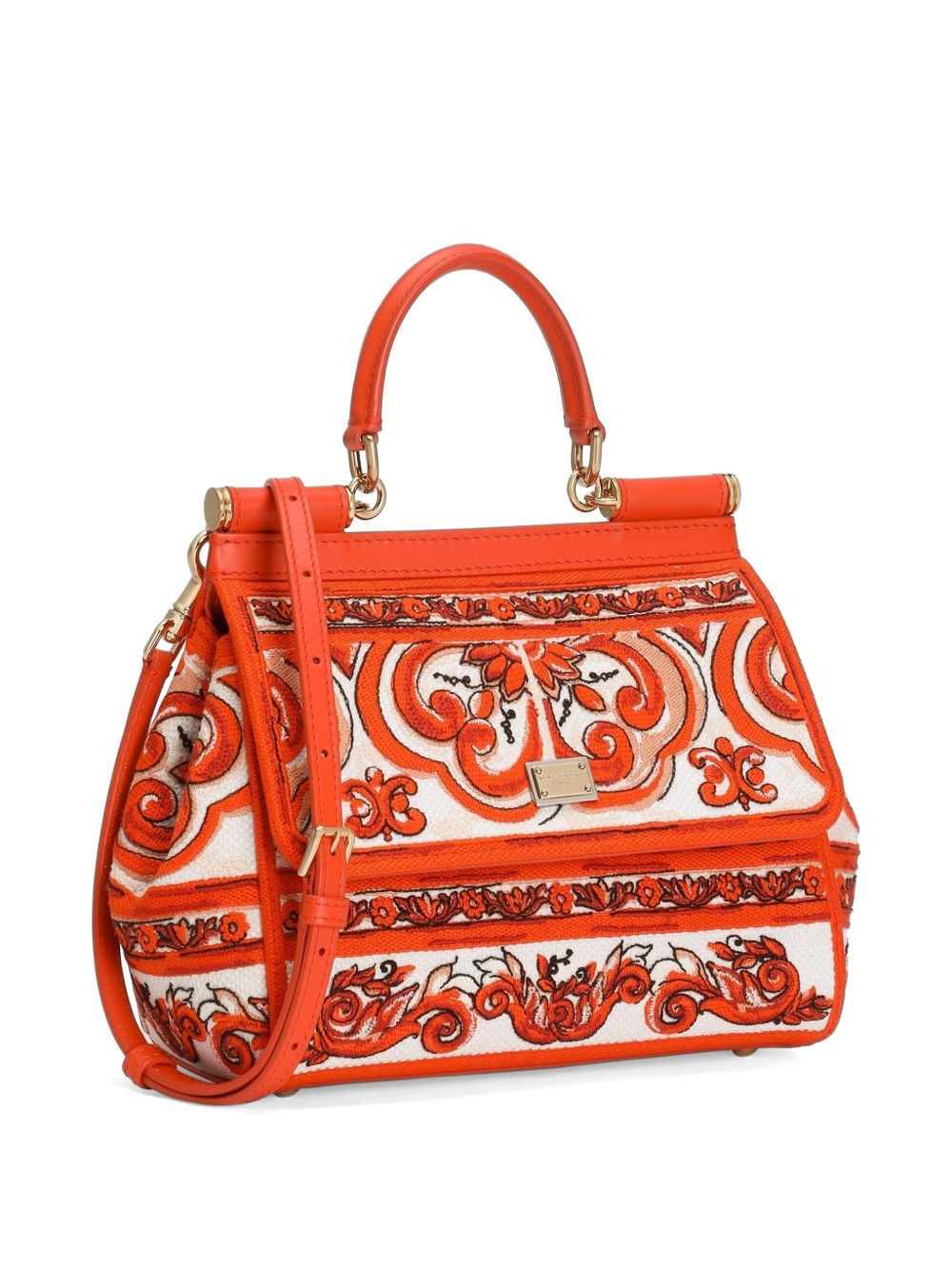Dolce & Gabbana Women Sicily Maiolica Print Handbag DOLCE & GABBANA