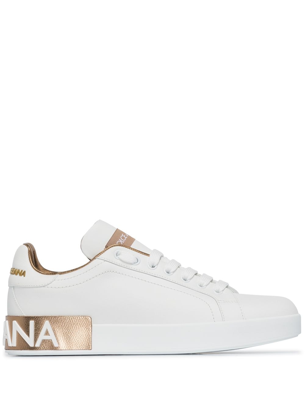 Dolce & Gabbana Women Portofino Leather Sneakers