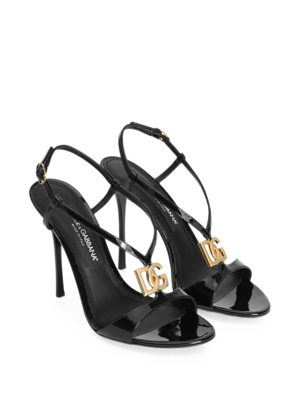 Dolce & Gabbana Women Patent Leater Sandals DOLCE & GABBANA