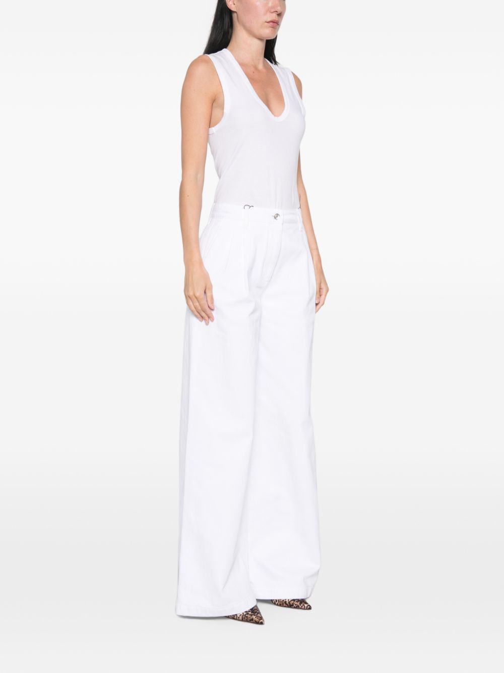 Dolce & Gabbana Women Wide-Leg Denim Jeans DOLCE & GABBANA