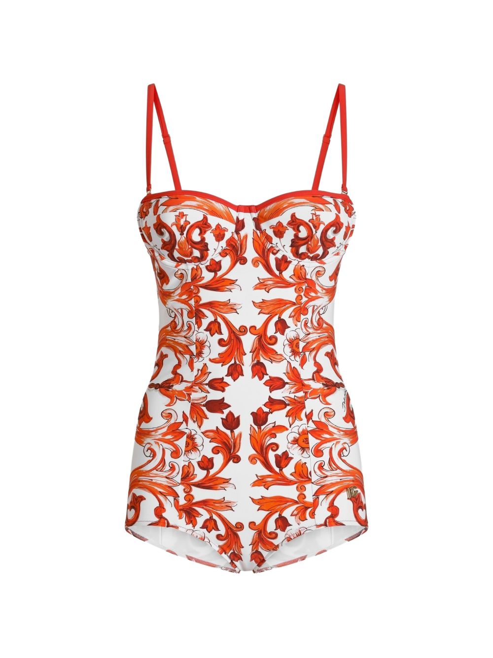 Dolce & Gabbana Women Maiolica Print Swimsuit DOLCE & GABBANA