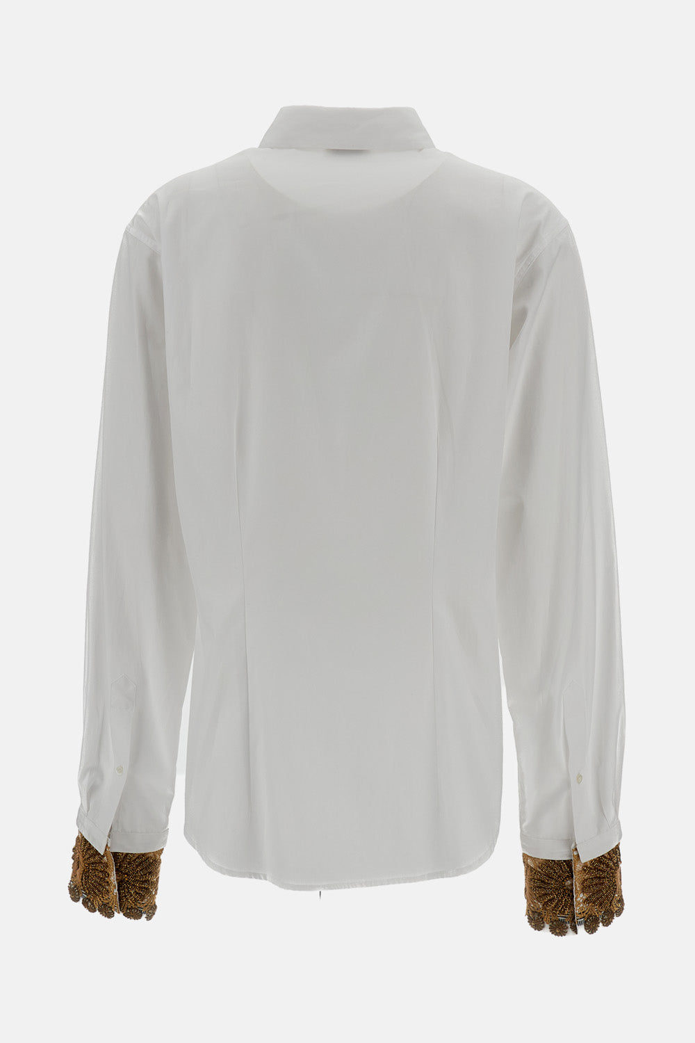 Dries Van Noten Women Embroidered Cotton-Poplin Shirt DRIES VAN NOTEN