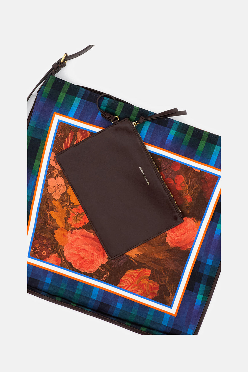 Dries Van Noten Women Printed Viscose Scarf Shoulder Bag DRIES VAN NOTEN