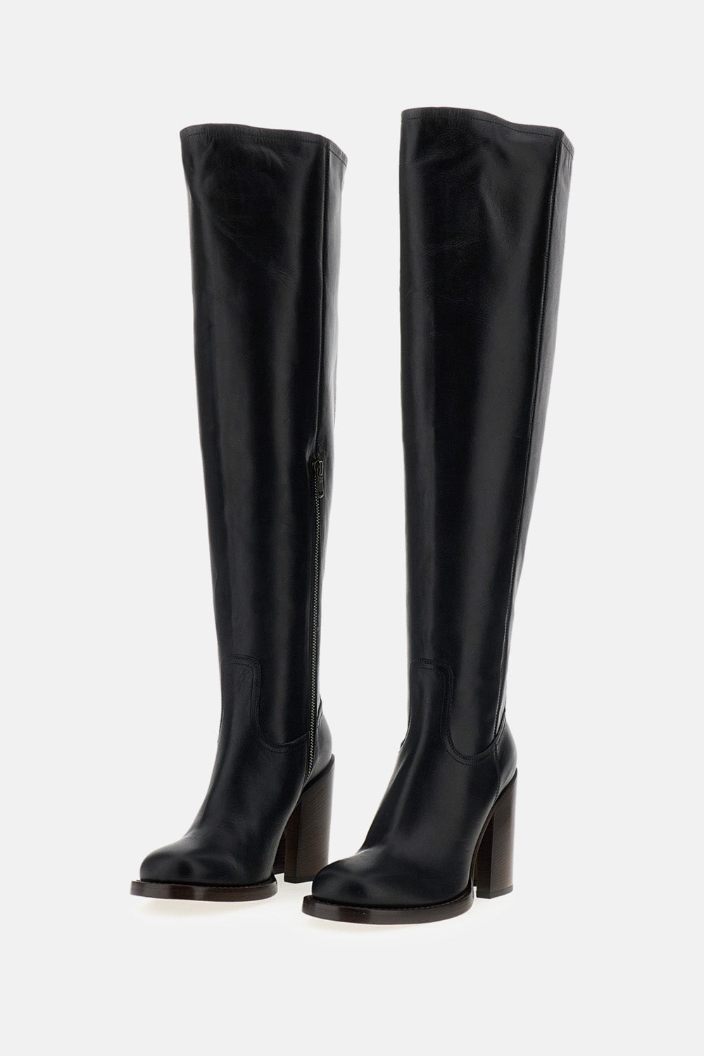 Dries Van Noten Women High Boots With Wide Heel DRIES VAN NOTEN