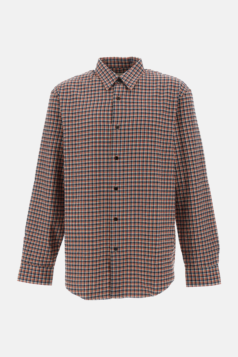 Dries Van Noten Men Caper Checked Cotton Shirt DRIES VAN NOTEN