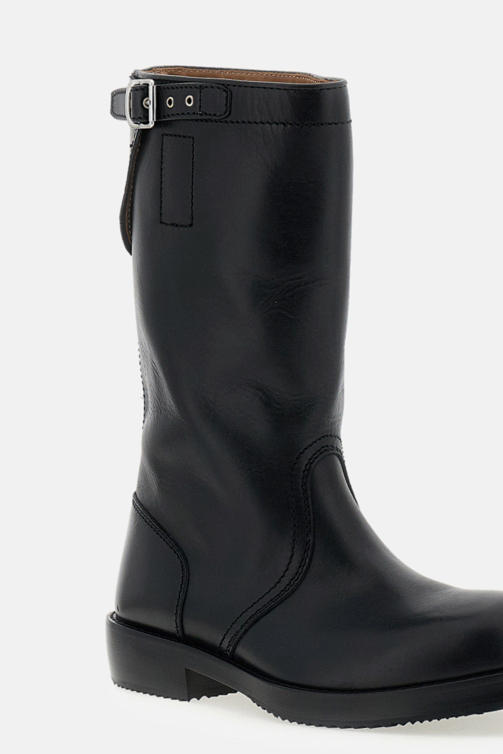 Dries Van Noten Men Bikers Leather Boots DRIES VAN NOTEN