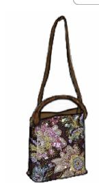 Dries Van Noten Women Compact Shoulder Bag With Embroidered Bead And Sequin Floral Motifs DRIES VAN NOTEN
