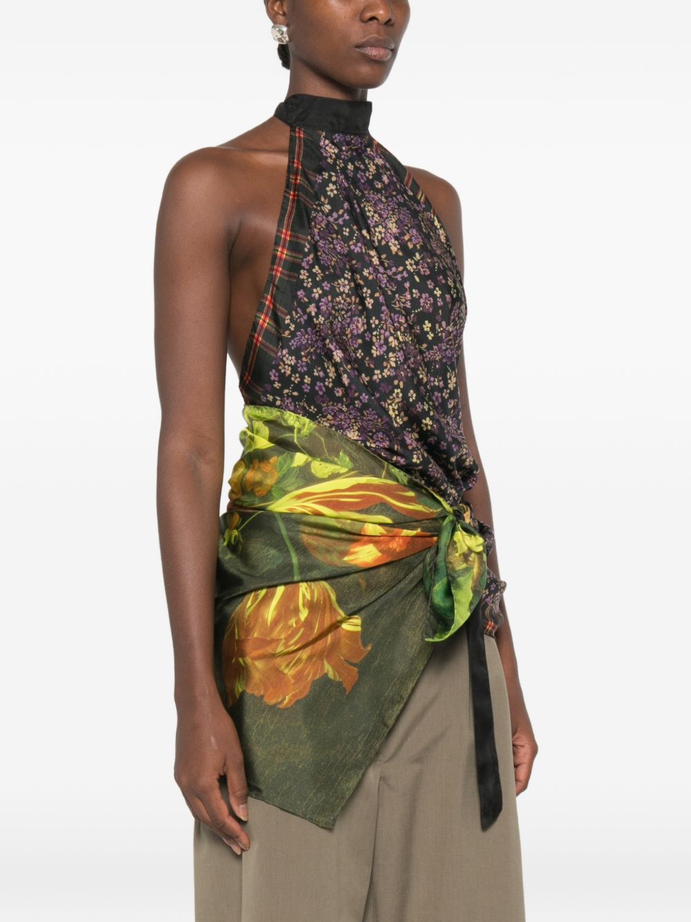 Dries Van Noten Women Carfy Silk Top DRIES VAN NOTEN