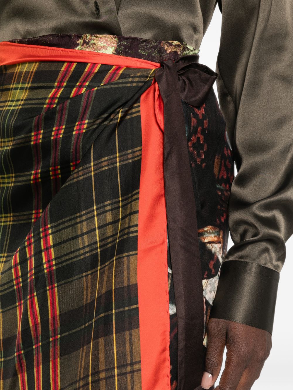 Dries Van Noten Women Silk Long Skirt DRIES VAN NOTEN