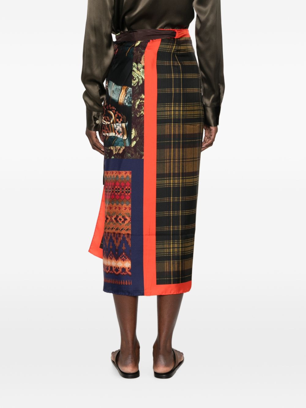 Dries Van Noten Women Silk Long Skirt DRIES VAN NOTEN