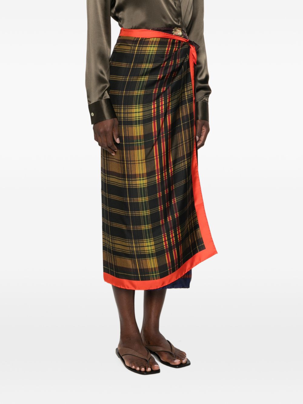 Dries Van Noten Women Silk Long Skirt DRIES VAN NOTEN