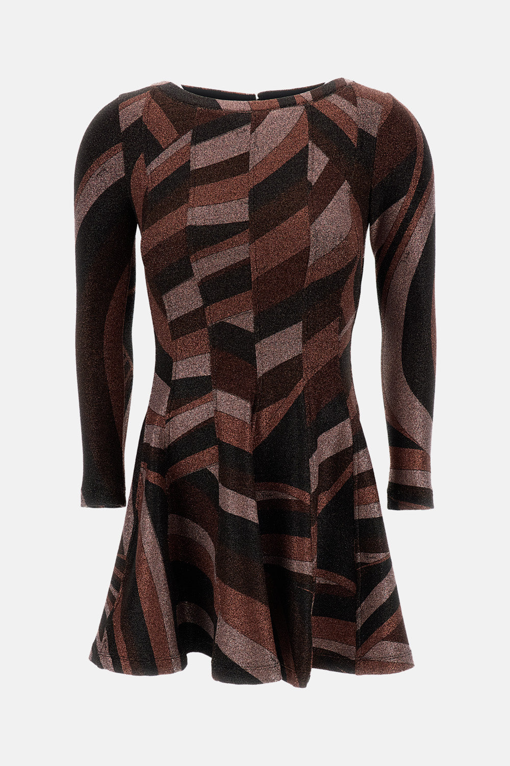 Emilio Pucci Women Short Lurex Jersey Flared Dress PUCCI