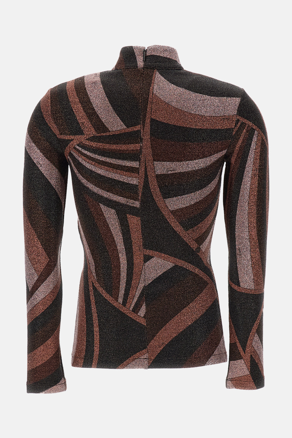 Emilio Pucci Women High-Neck Lurex Jersey Top PUCCI