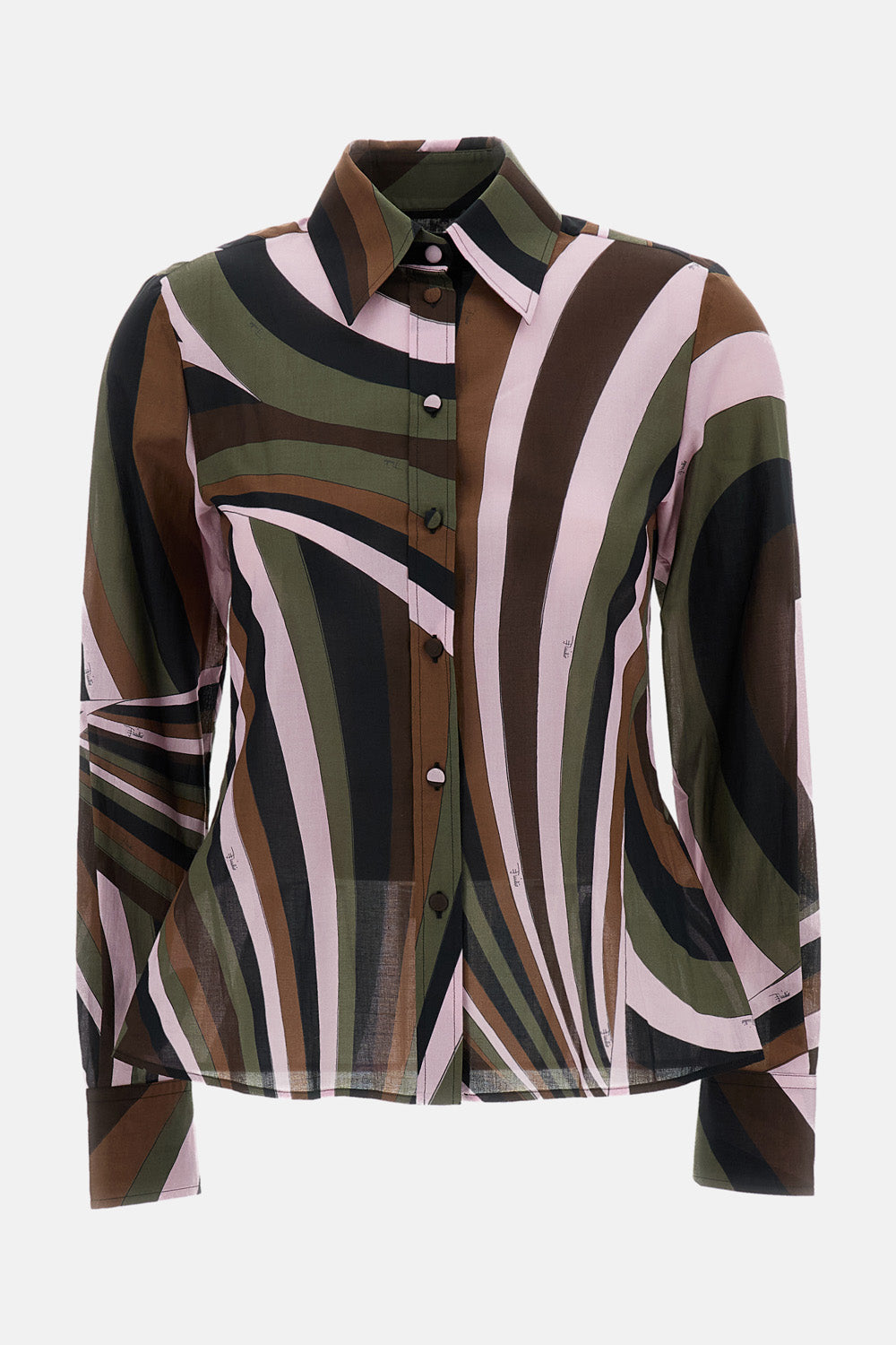 Emilio Pucci Women Cotton Muslin Slim Shirt PUCCI