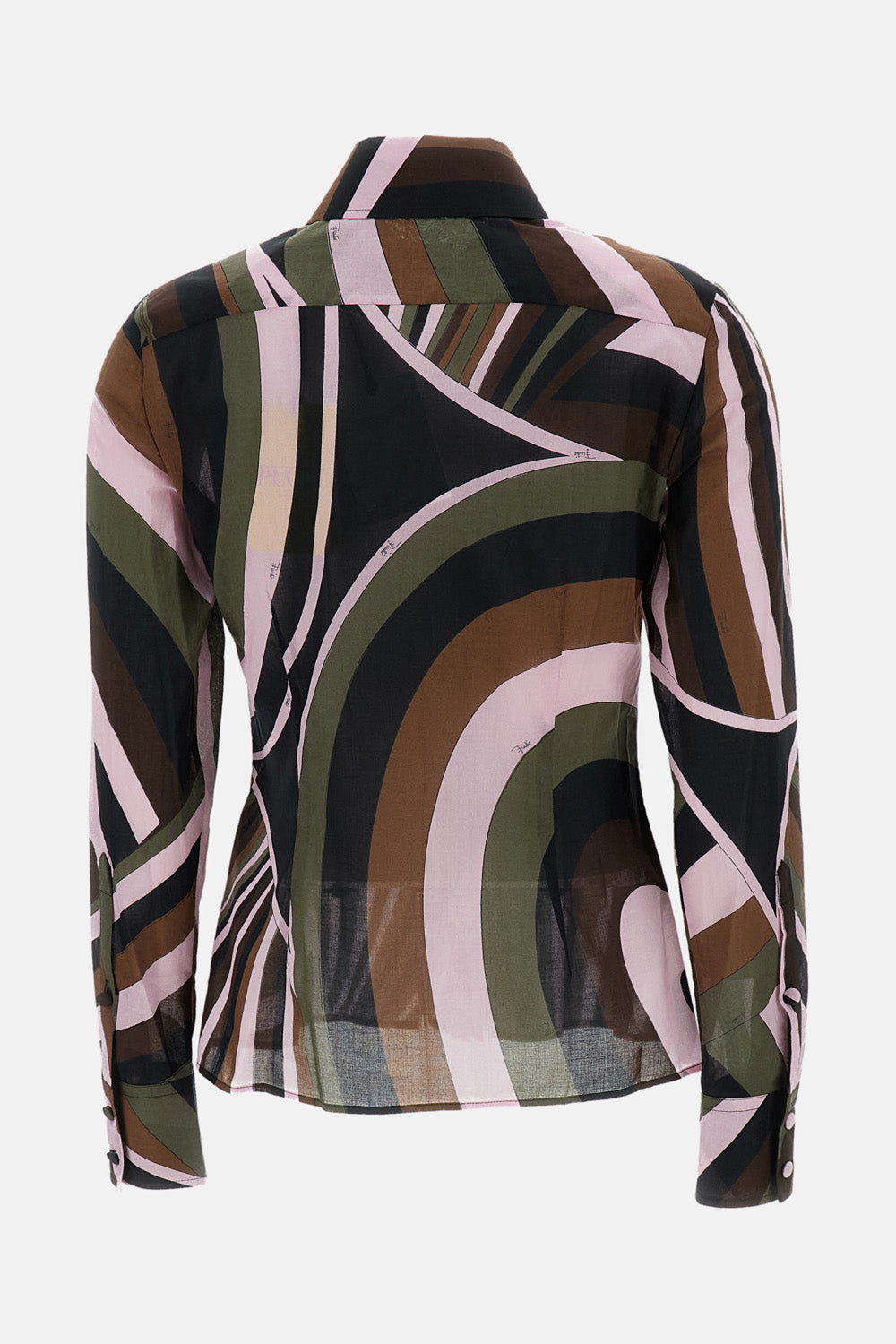 Emilio Pucci Women Cotton Muslin Slim Shirt PUCCI