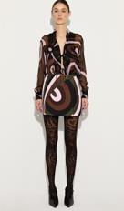 Emilio Pucci Women Silk Twill Mini Skirt PUCCI