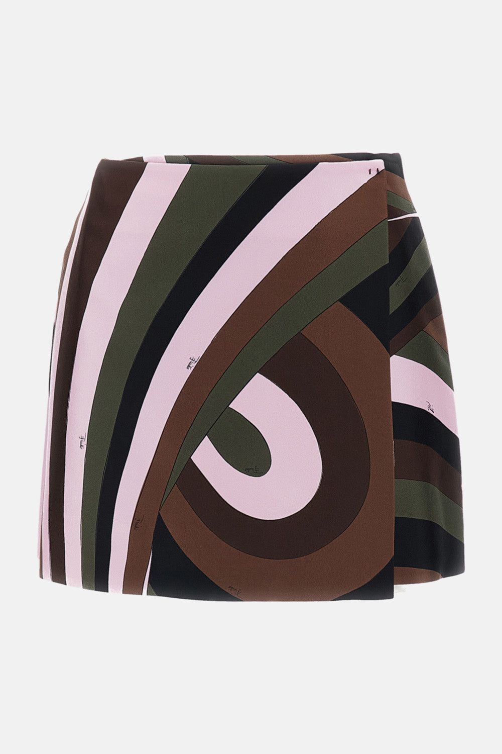 Emilio Pucci Women Silk Twill Mini Skirt PUCCI