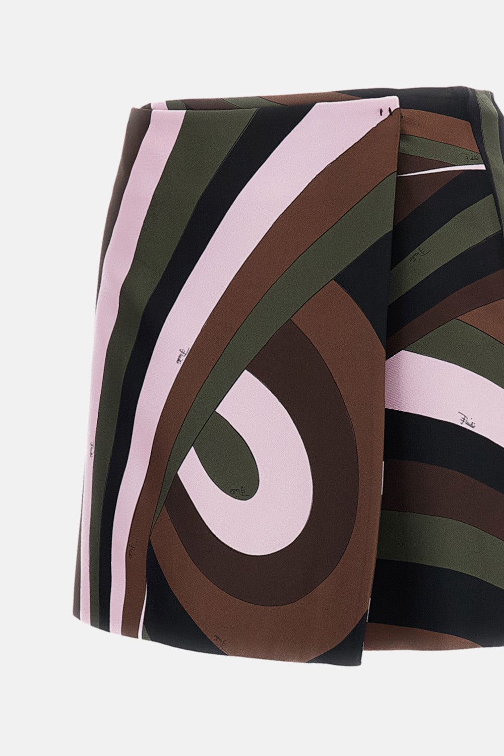Emilio Pucci Women Silk Twill Mini Skirt PUCCI