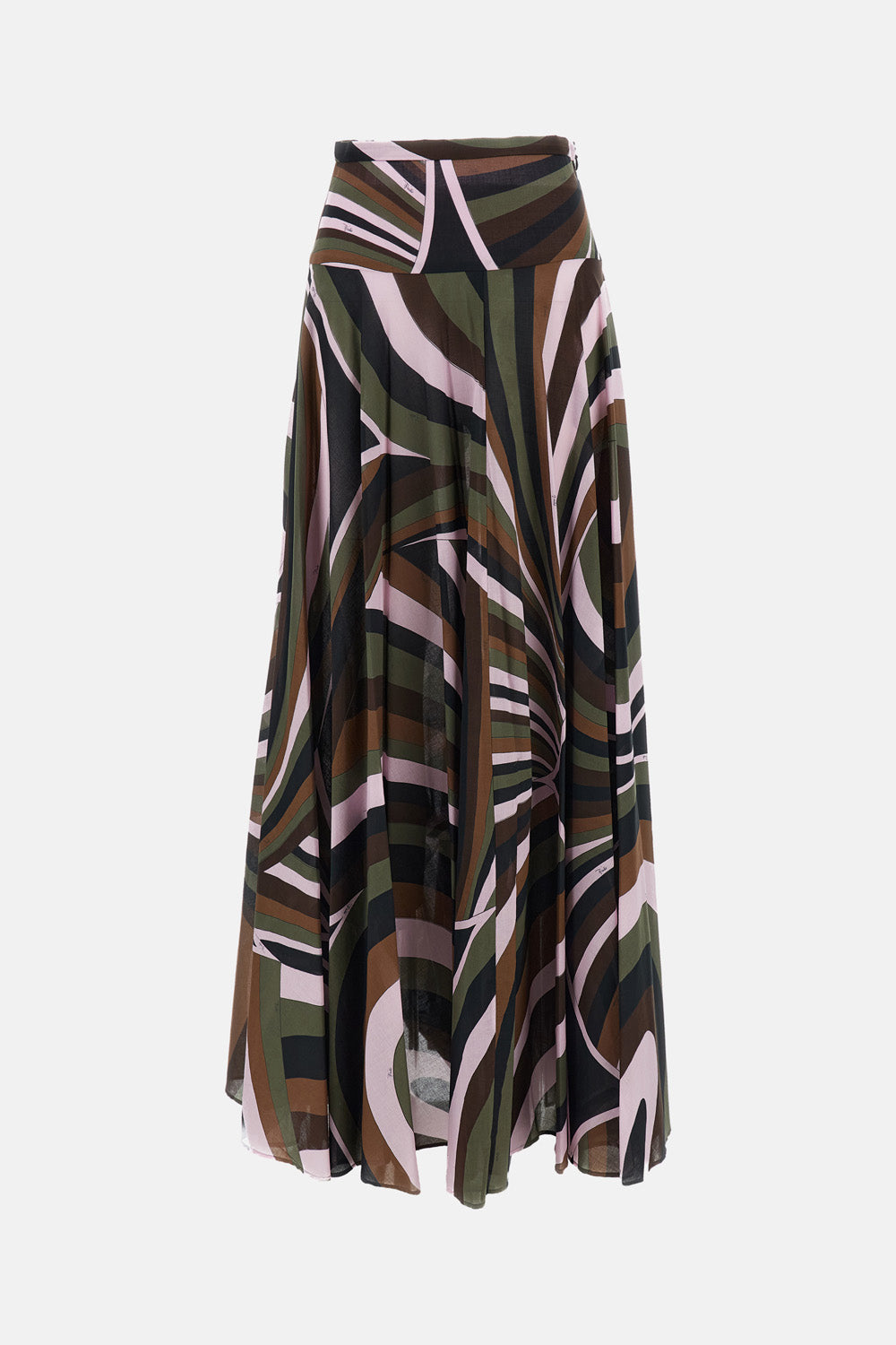 Emilio Pucci Women Cotton Muslin Maxi Skirt PUCCI