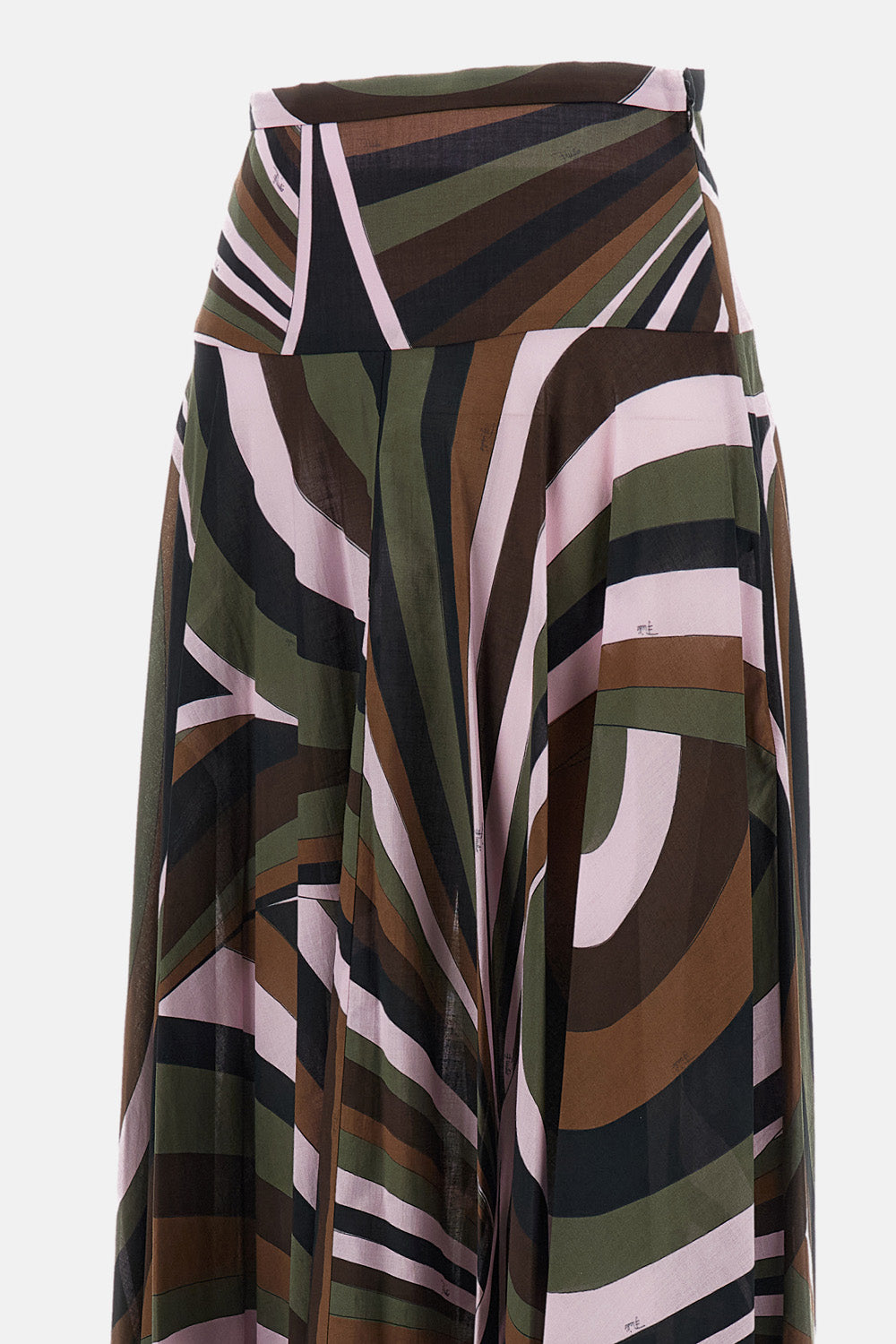 Emilio Pucci Women Cotton Muslin Maxi Skirt PUCCI