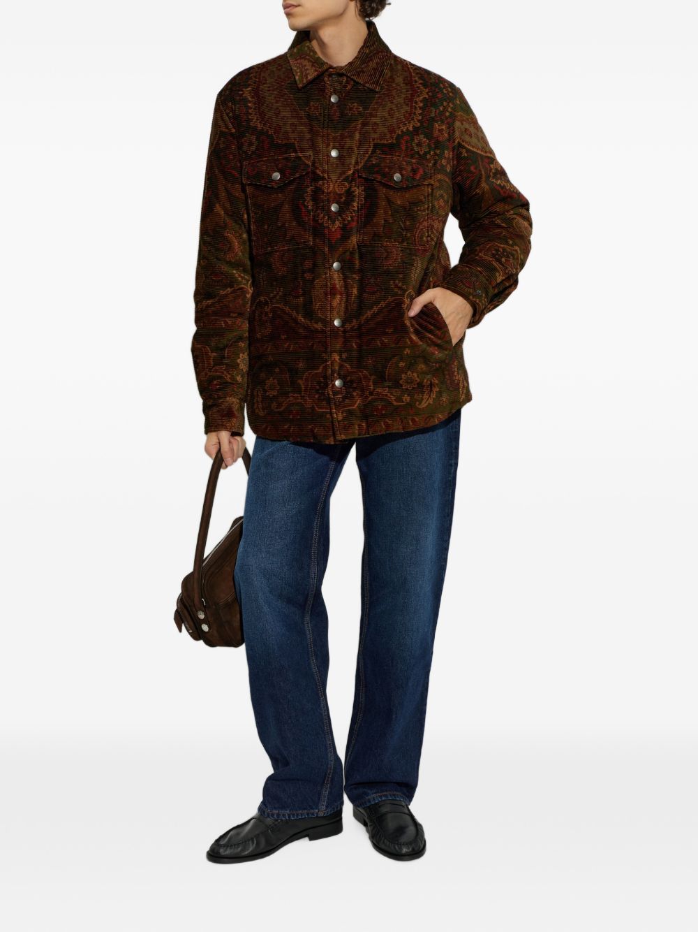 Etro Men Printed Cotton Overshirt ETRO