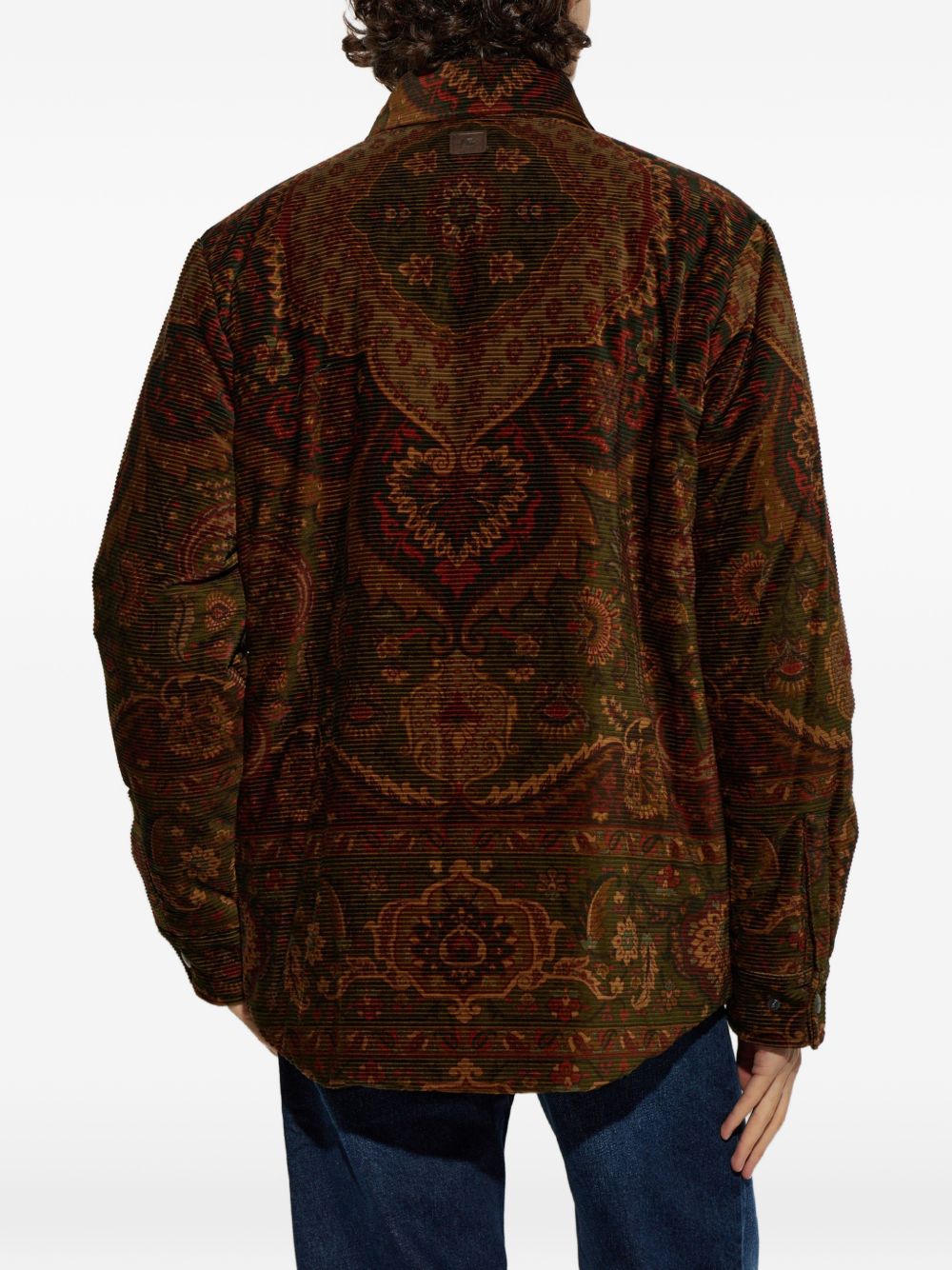 Etro Men Printed Cotton Overshirt ETRO