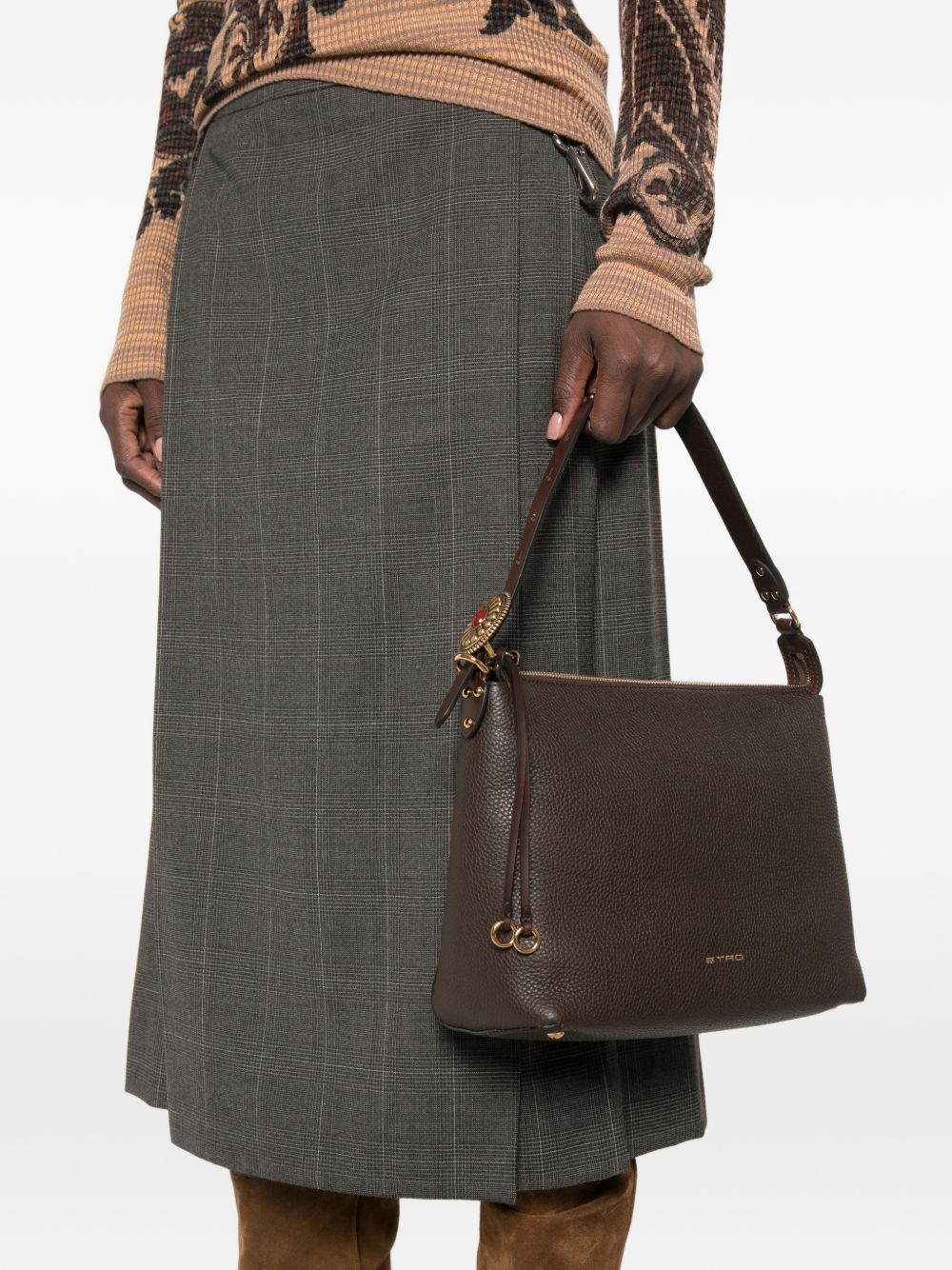 Etro Women Medium Leather Hobo Bag ETRO