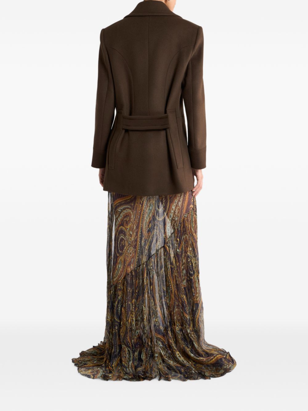 Etro Women Wool Double-Breasted Jacket ETRO
