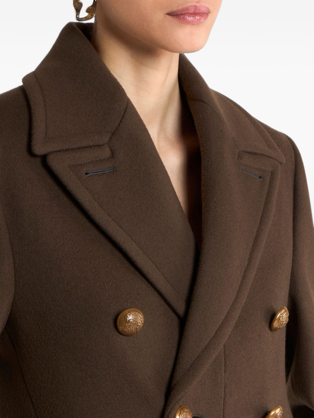 Etro Women Wool Double-Breasted Jacket ETRO