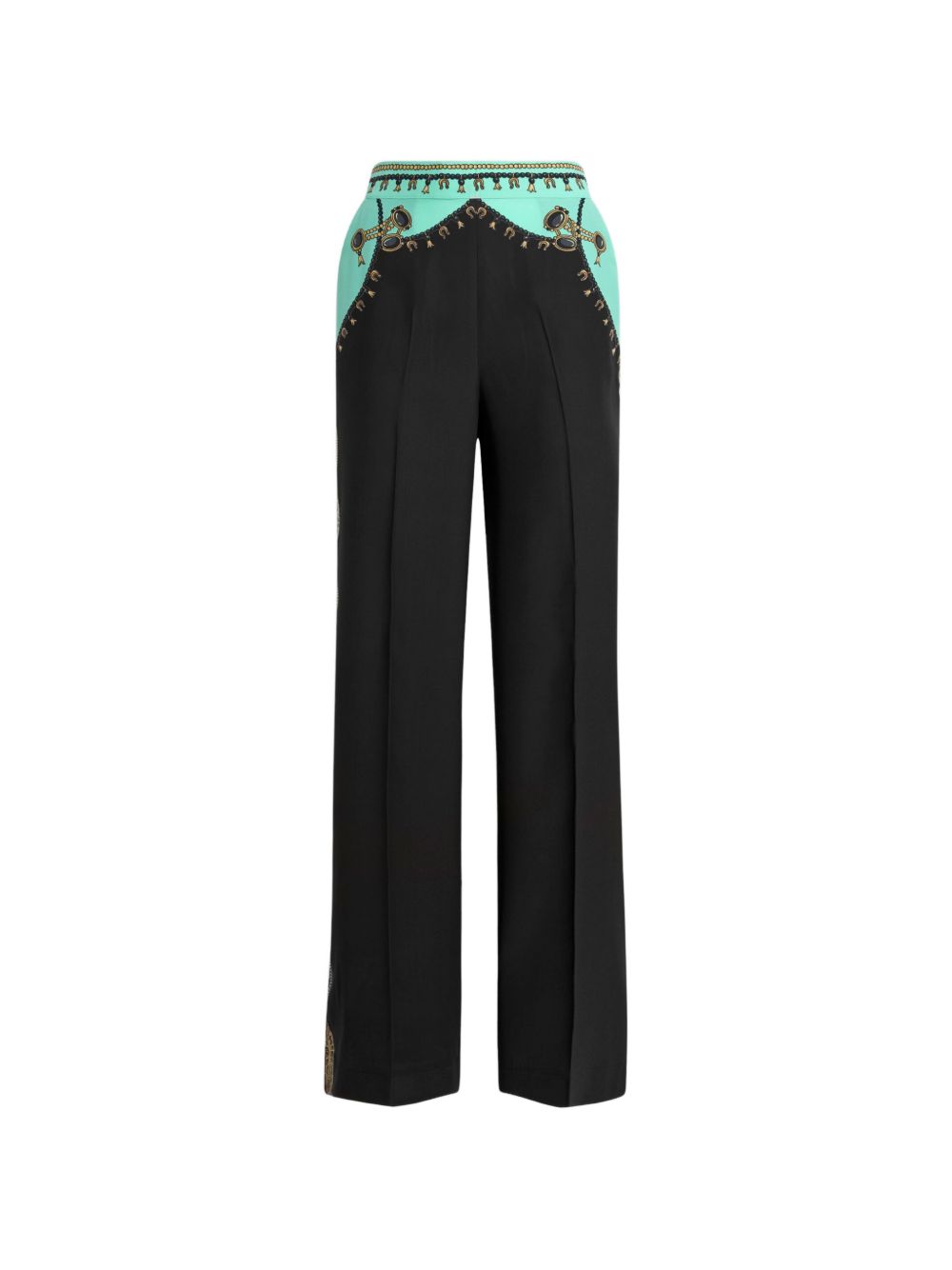 Etro Women Printed Silk Trousers ETRO