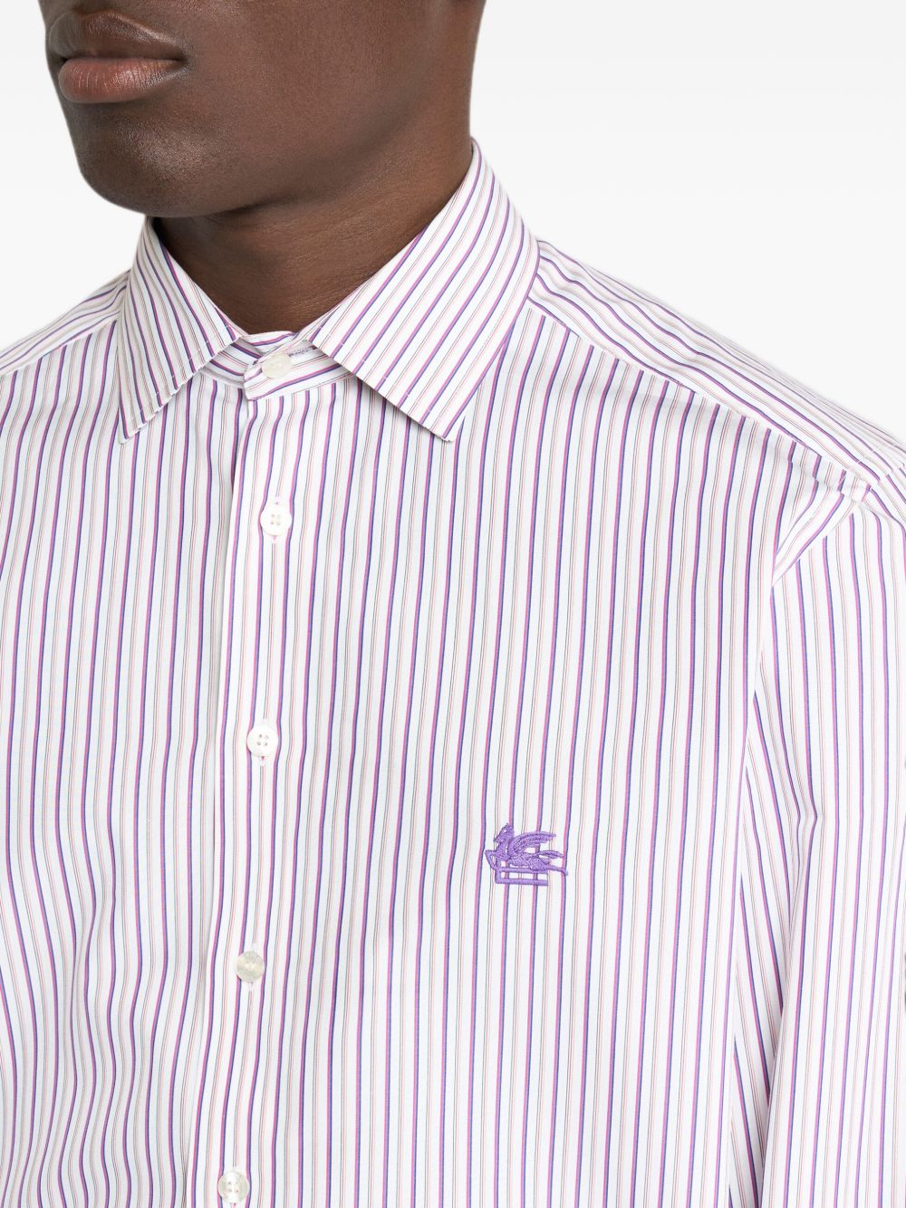 Etro Men Striped Cotton Shirt ETRO