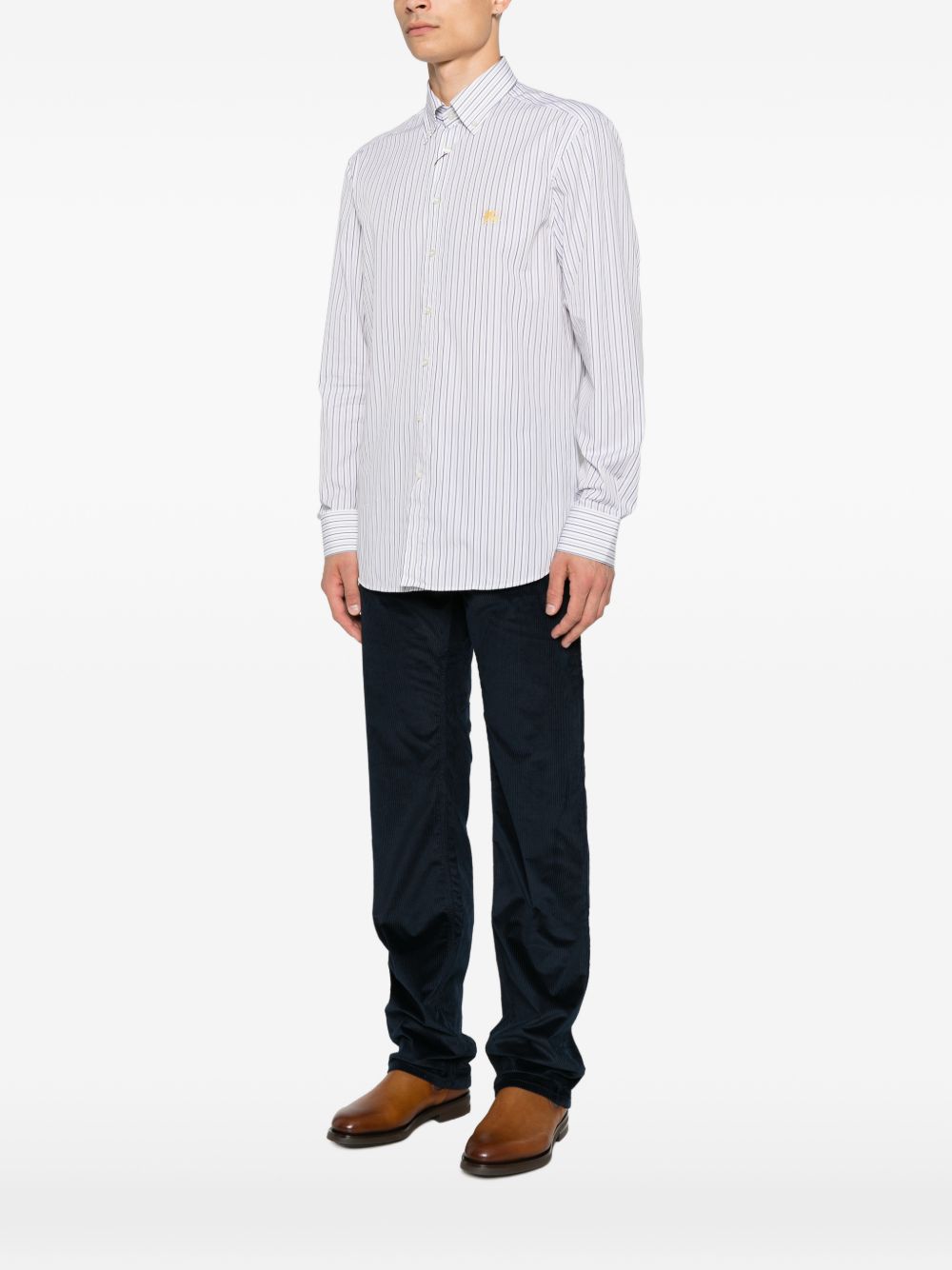 Etro Men Striped Cotton Shirt ETRO