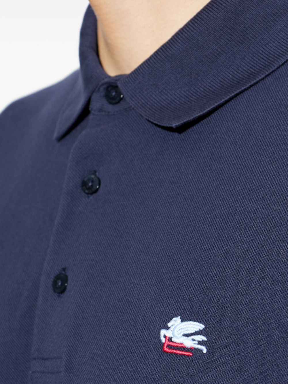 Etro Men Logo Cotton Polo Shirt ETRO
