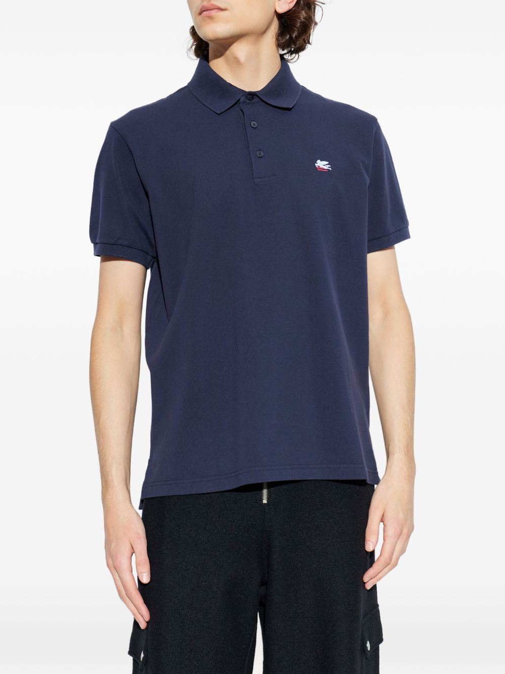 Etro Men Logo Cotton Polo Shirt ETRO