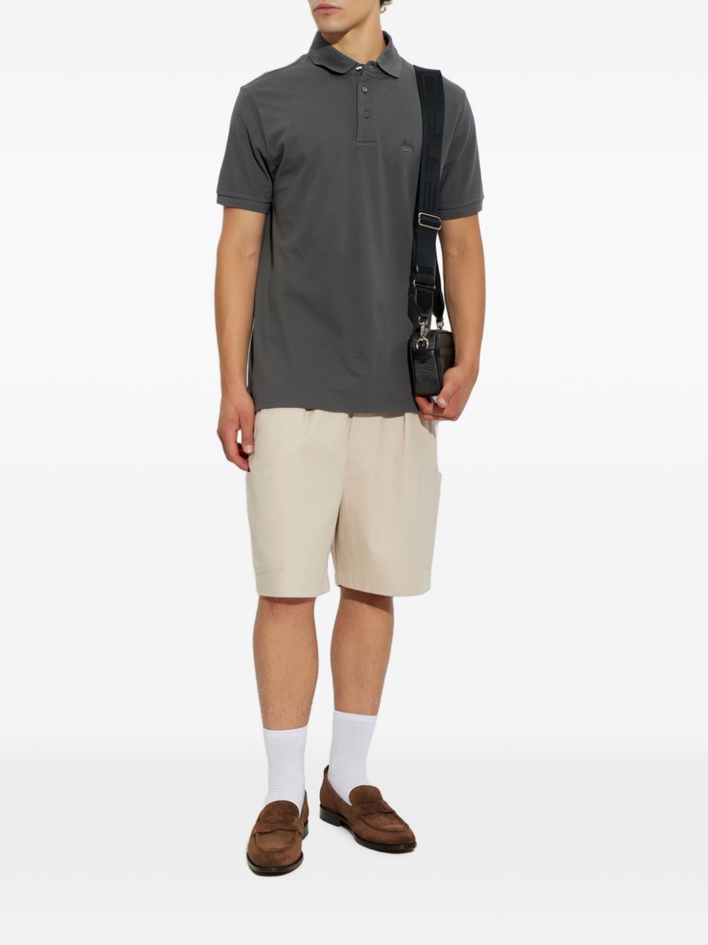 Etro Men Logo Cotton Polo Shirt ETRO