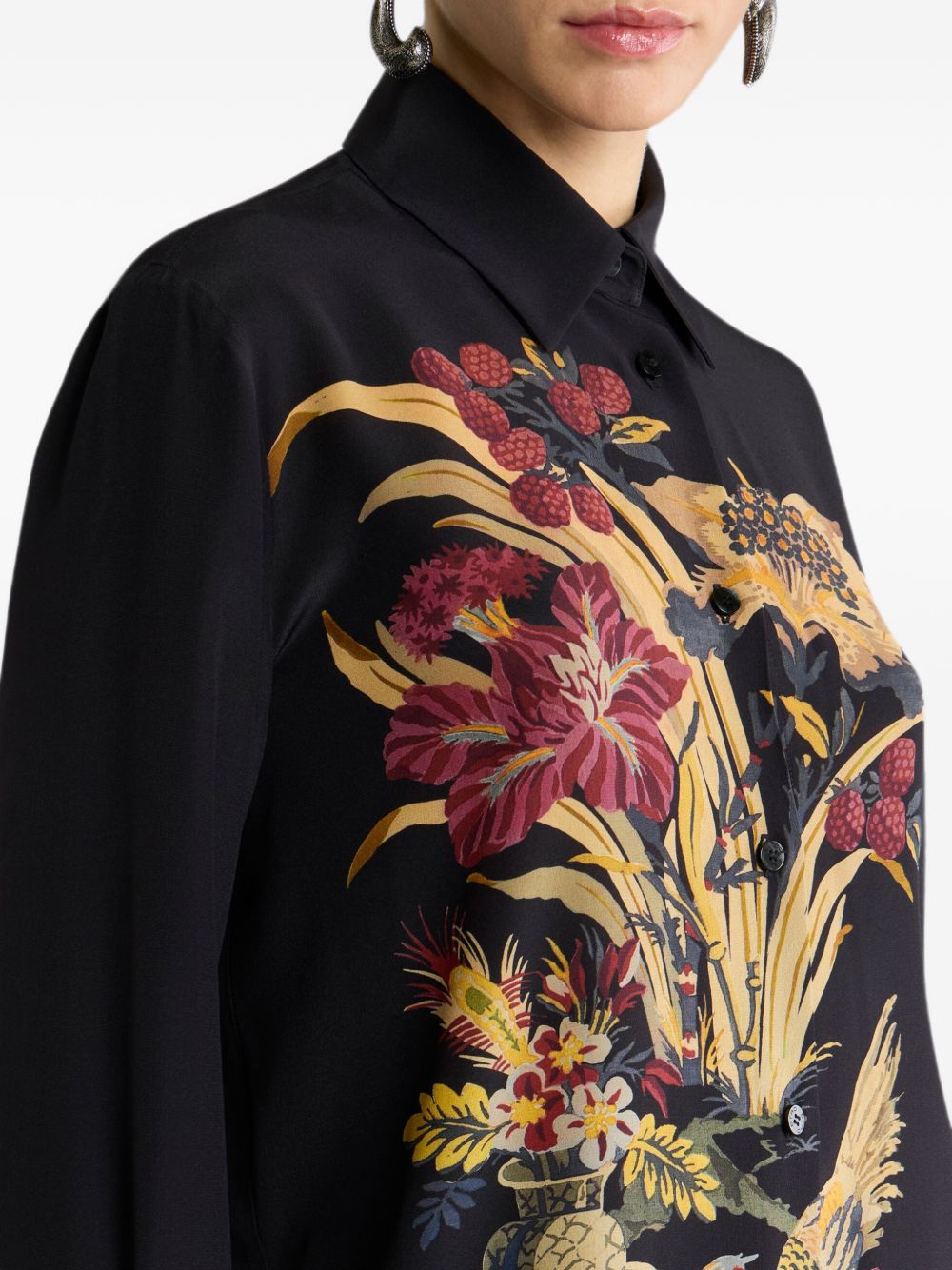 Etro Women Printed Silk Shirt ETRO