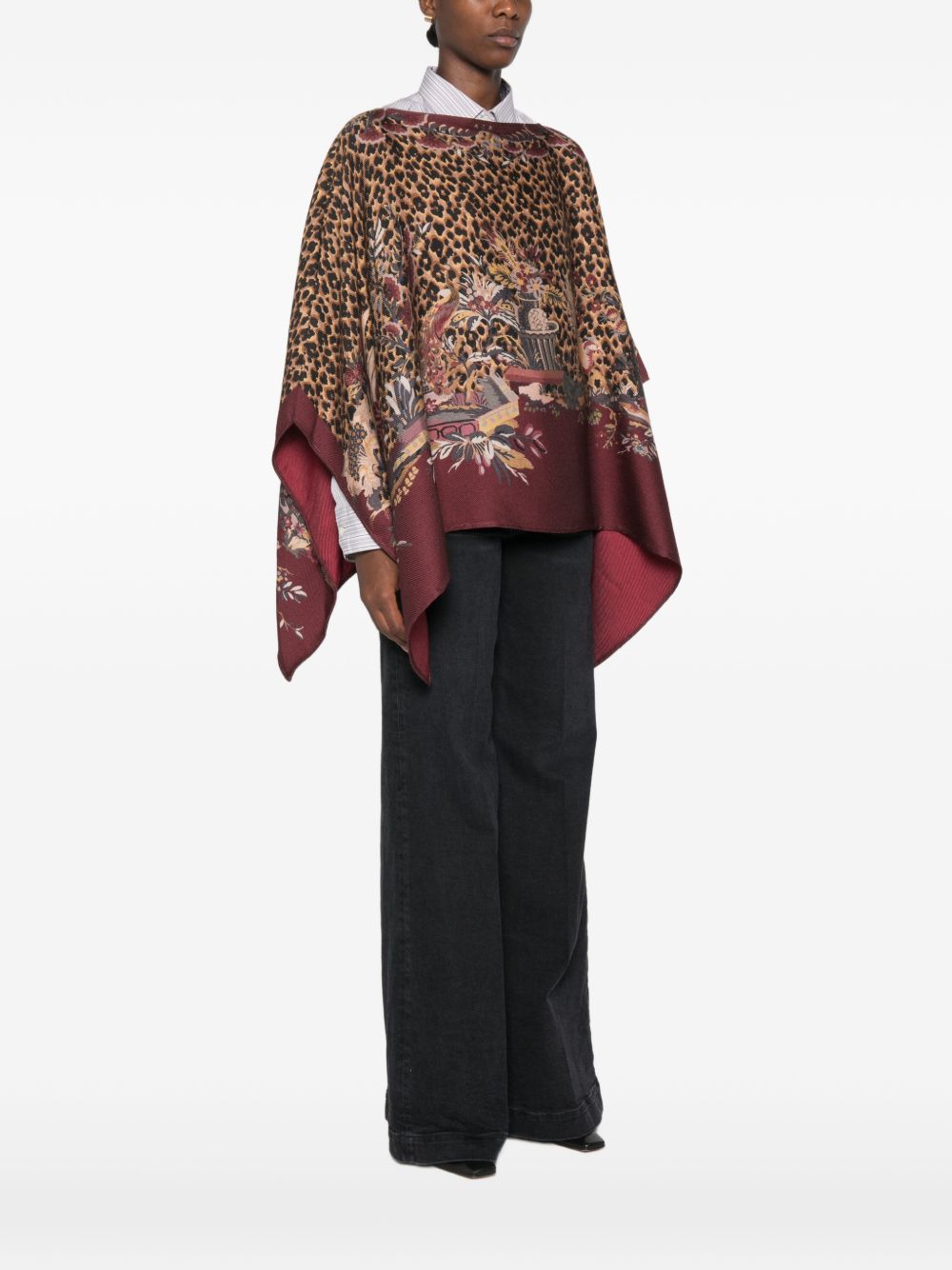 Etro Women Wool Blend Poncho ETRO