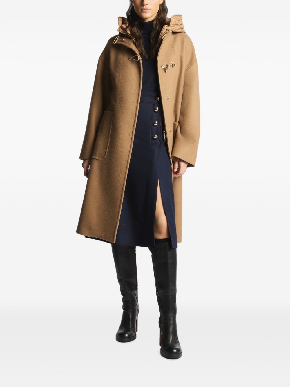 Fay Women Wool And Cashmere Long Coat FAY