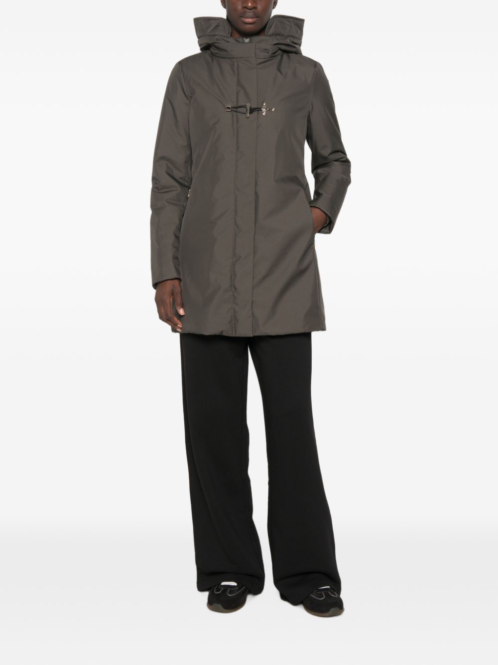 Fay Women Nylon Midi Parka Coat FAY