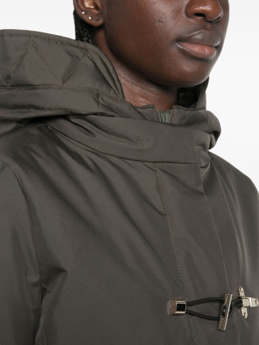 Fay Women Nylon Midi Parka Coat FAY