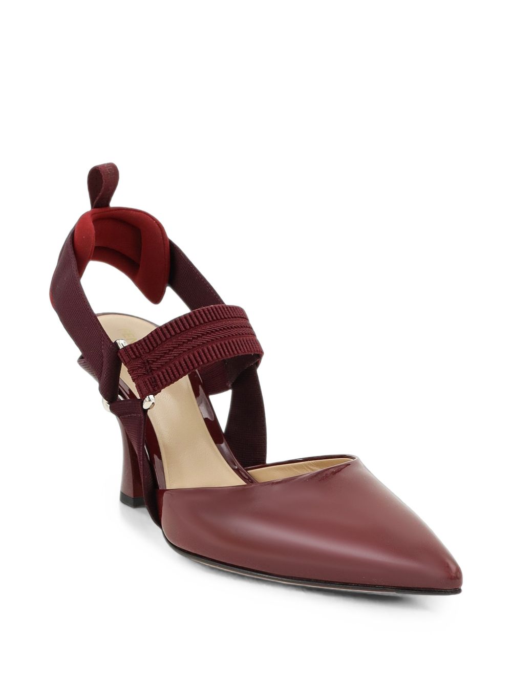 Fendi Women Colibrì Patent Leather Pumps FENDI