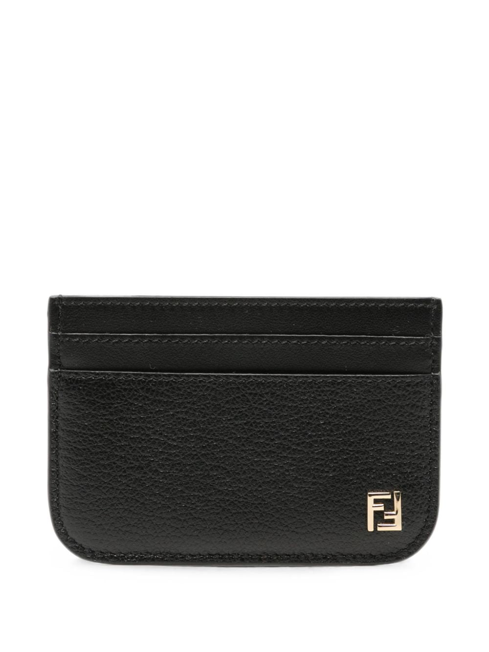 Fendi Women Ff Leather Card Case FENDI