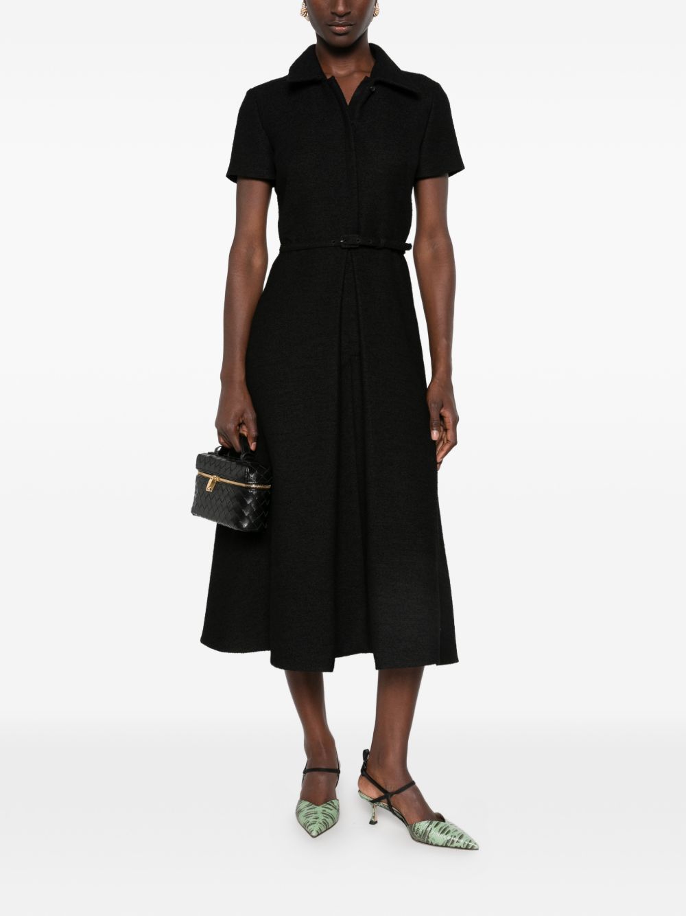 Fendi Women Bouclé Wool Midi Dress FENDI
