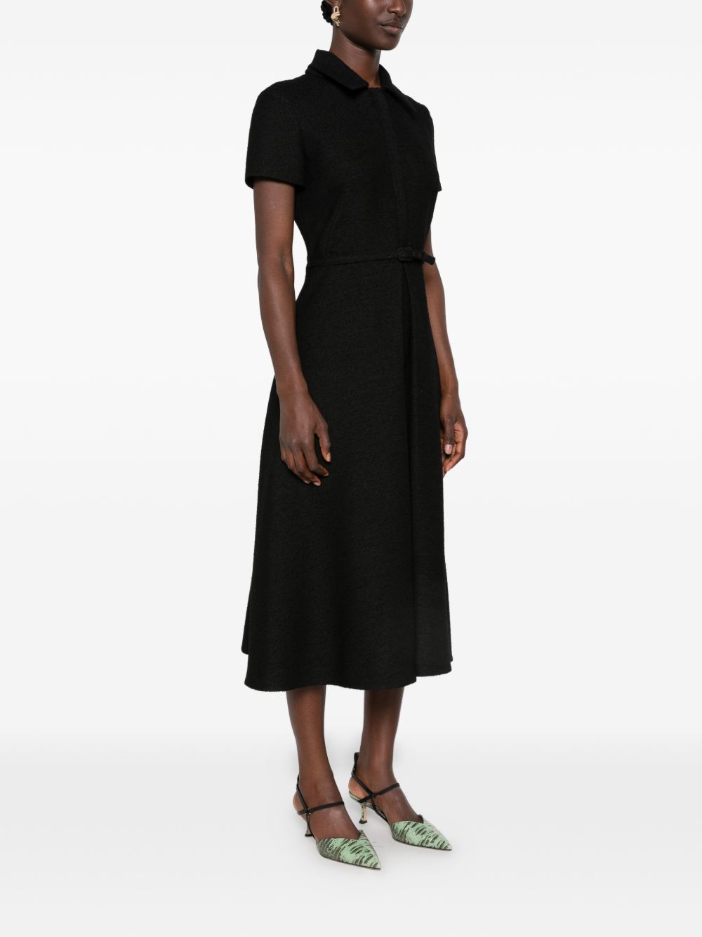 Fendi Women Bouclé Wool Midi Dress FENDI