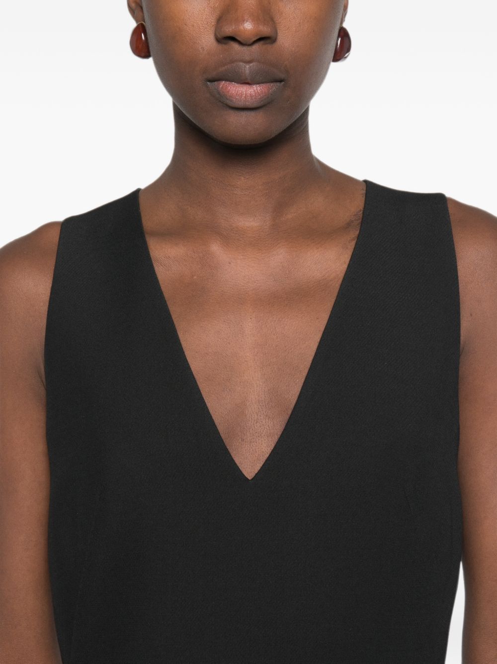Fendi Women Wool And Silk Blend Midi Dress FENDI