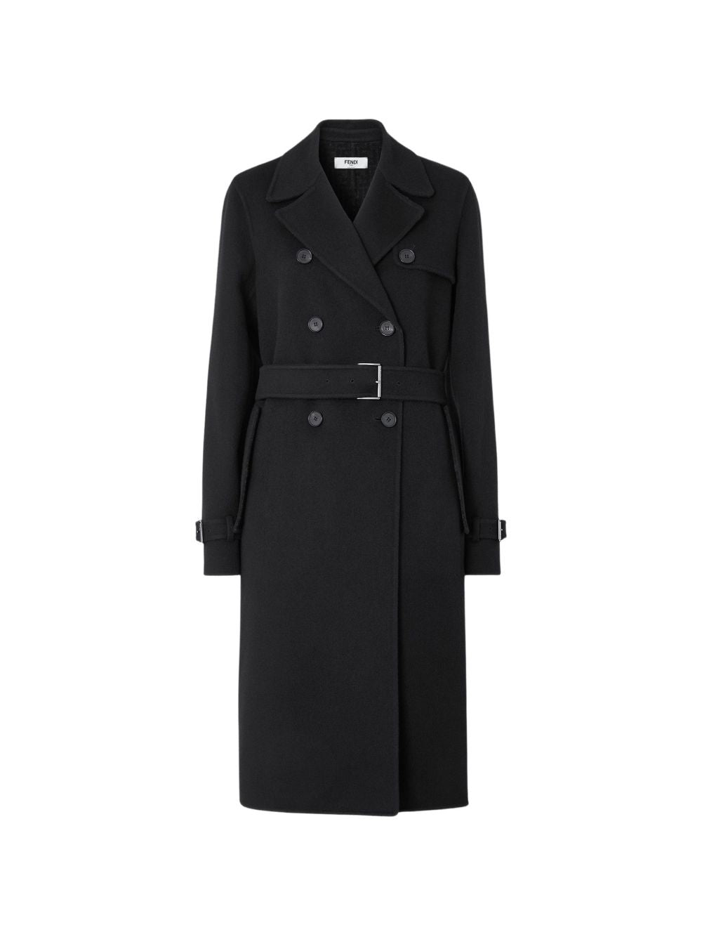 Fendi Women Ff Wool Trench Coat FENDI