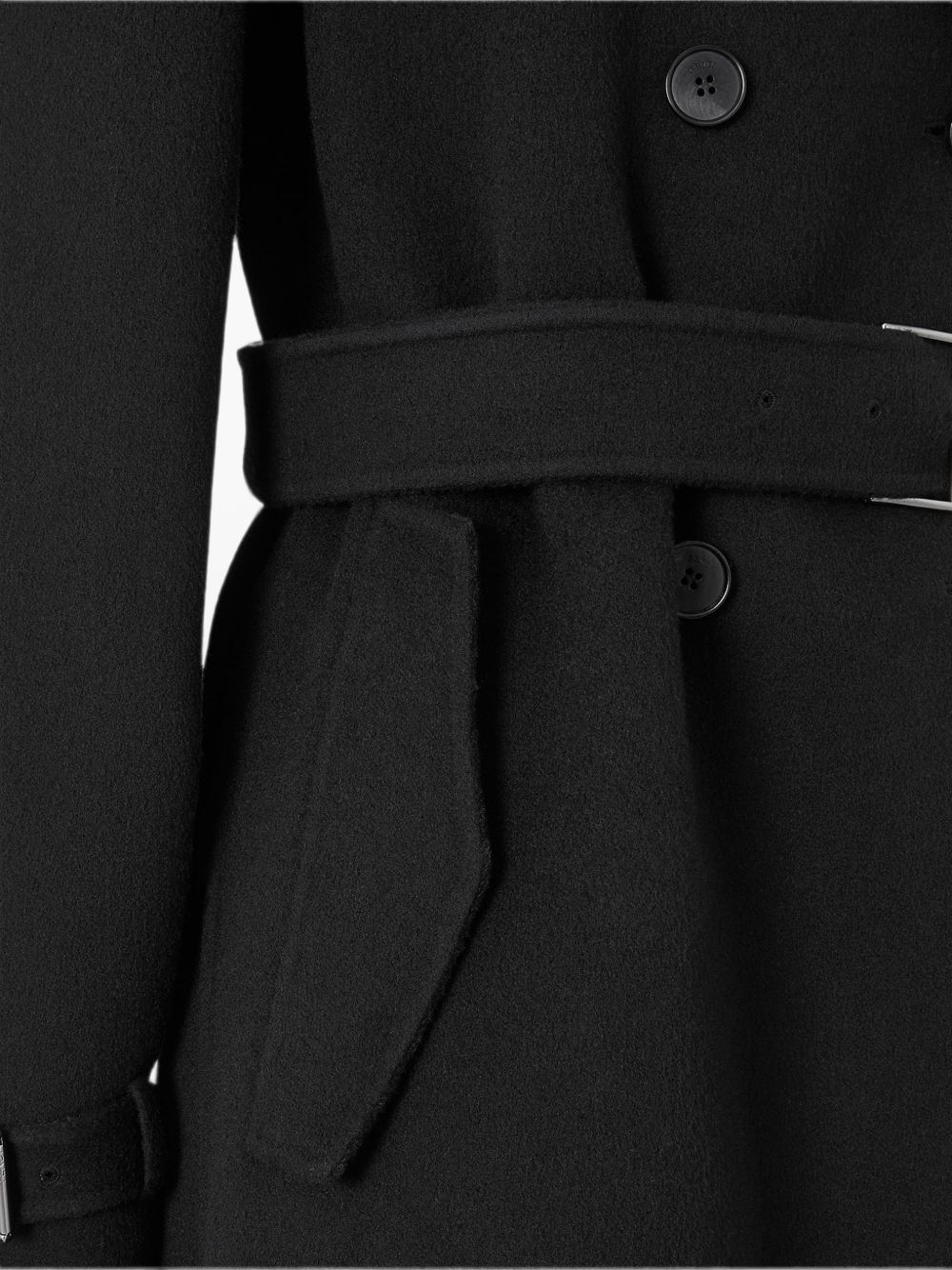 Fendi Women Ff Wool Trench Coat FENDI